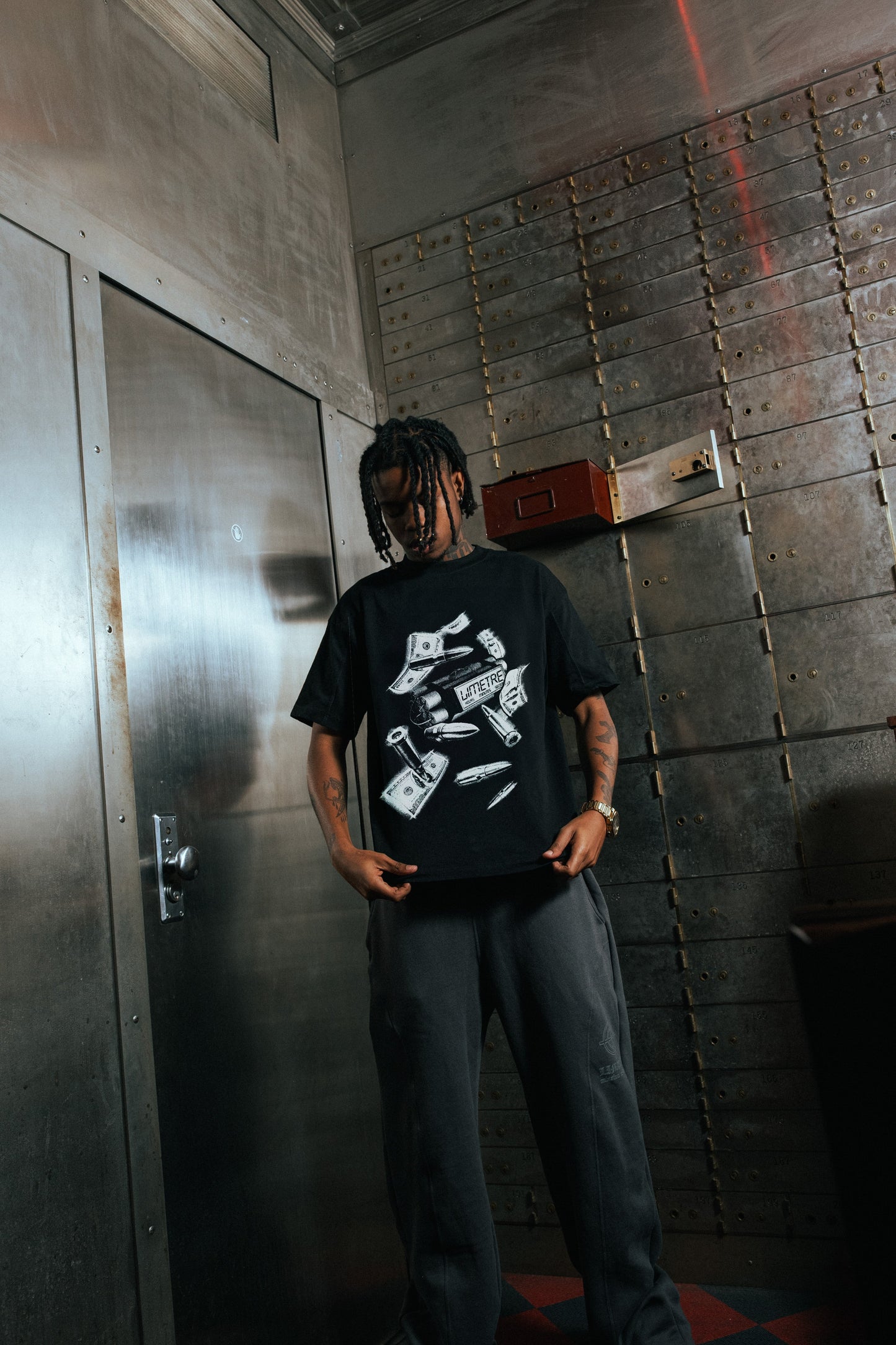 DYNAMITE TEE BLACK Limetre