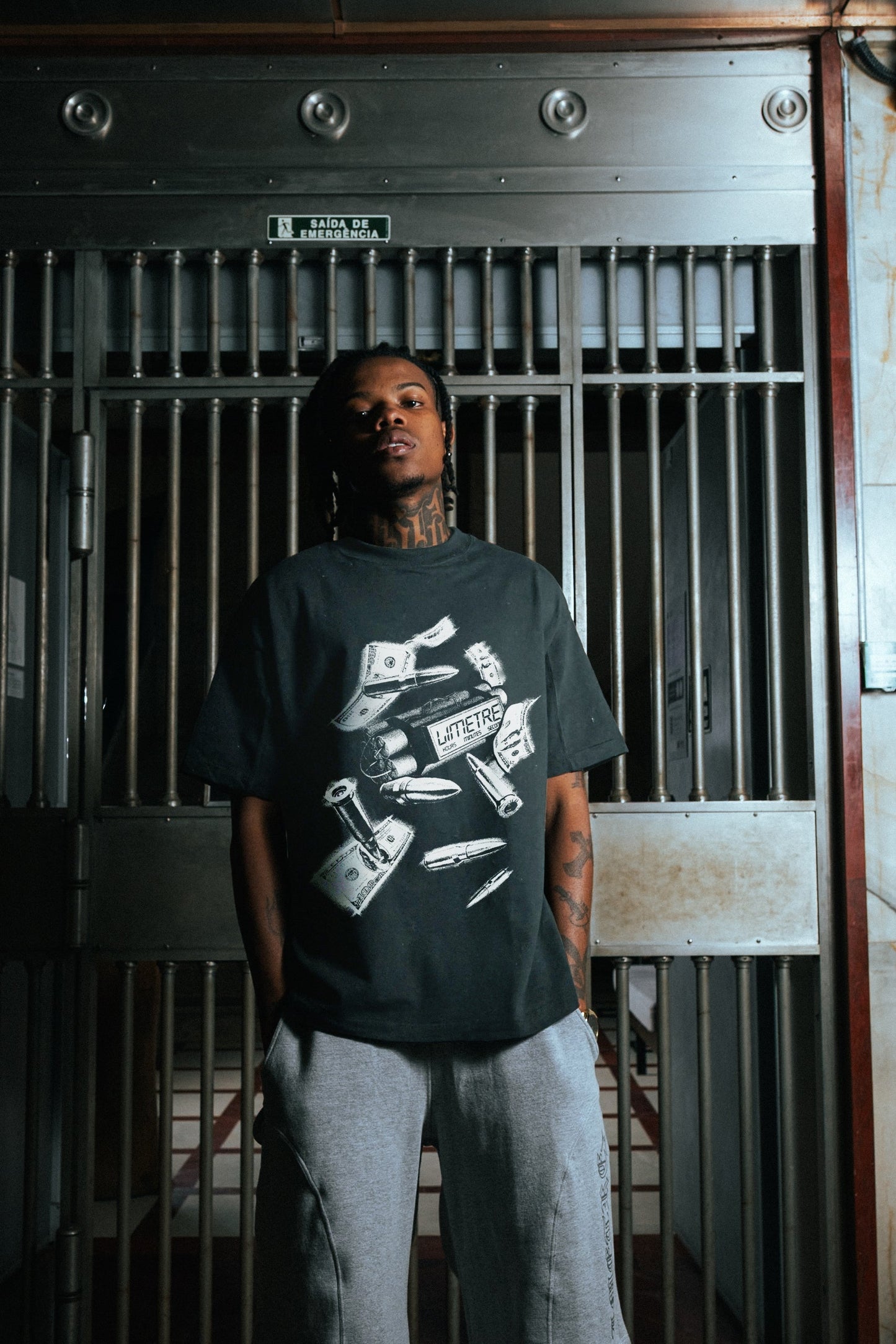 DYNAMITE TEE GRAY Limetre