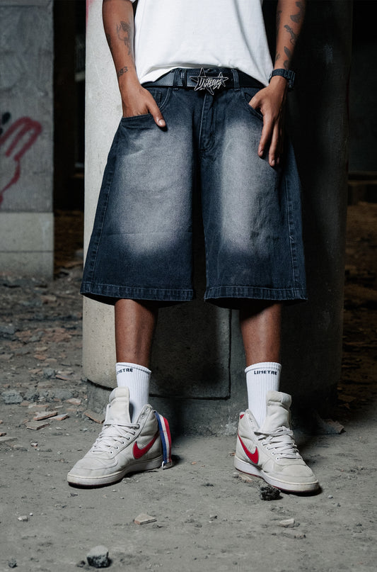 JORTS FRAGMENT BLACK