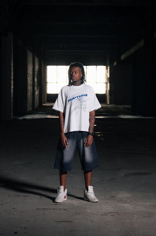 RUPTURE TEE WHITE Limetre