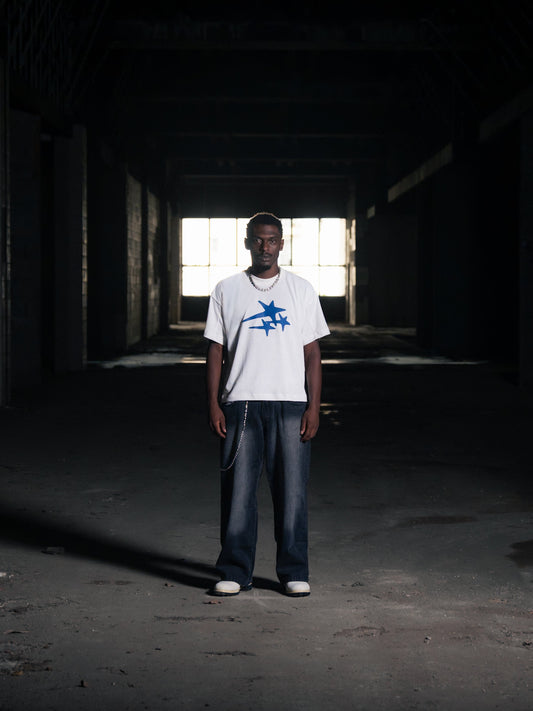 STAR TEE WHITE Limetre