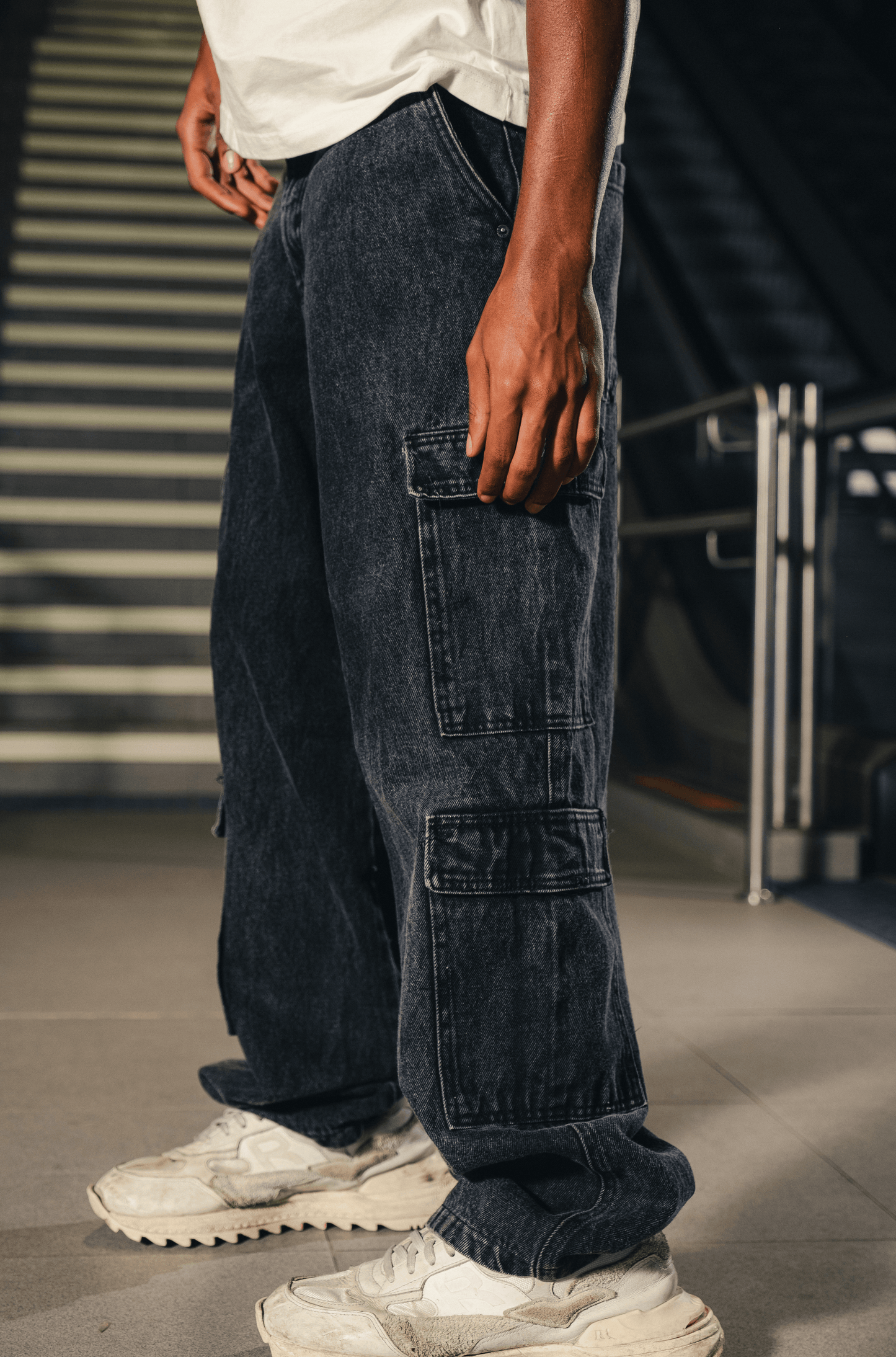 CARGO JEANS MIDNIGHT