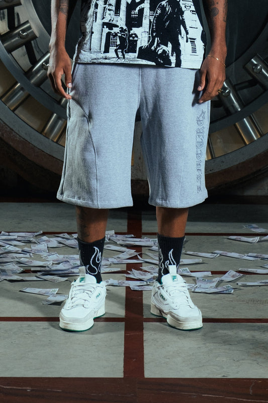 PRESTIGE BAGGY SHORTS GRAY Limetre
