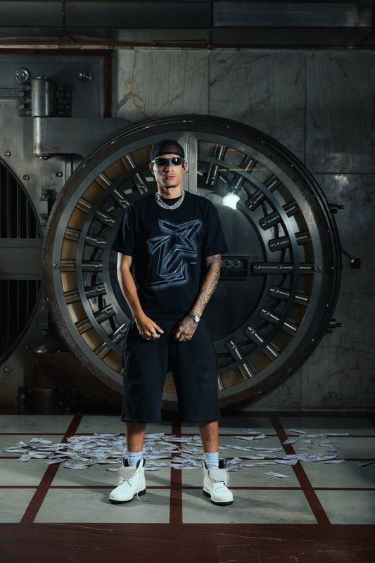 PRESTIGE TEE BLACK Limetre