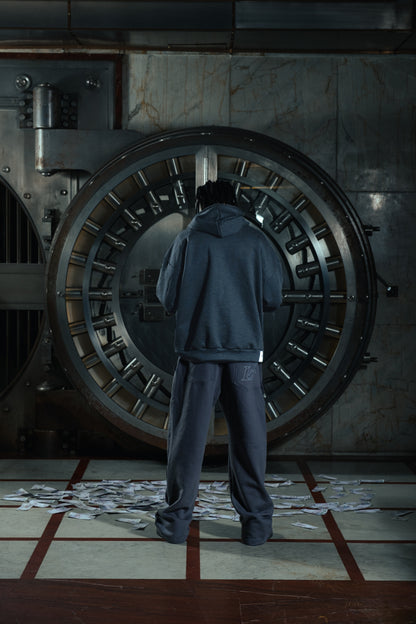 TARGET ZIP HOODIE GRAY