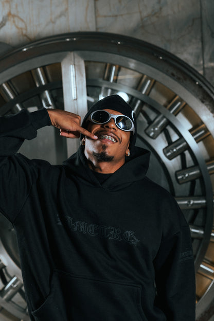 PRESTIGE BOXY HOODIE BLACK