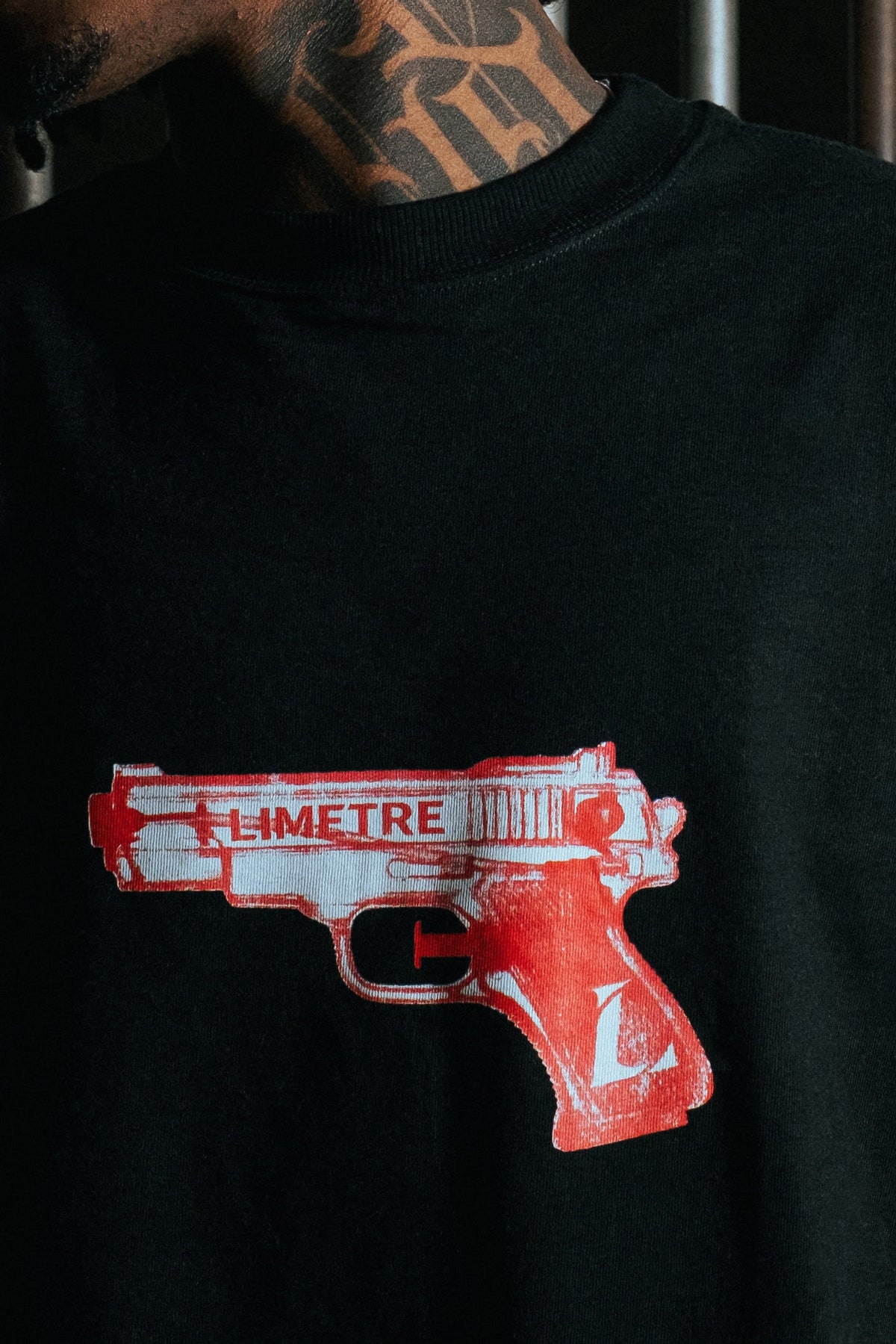 WATERGUN TEE BLACK Limetre