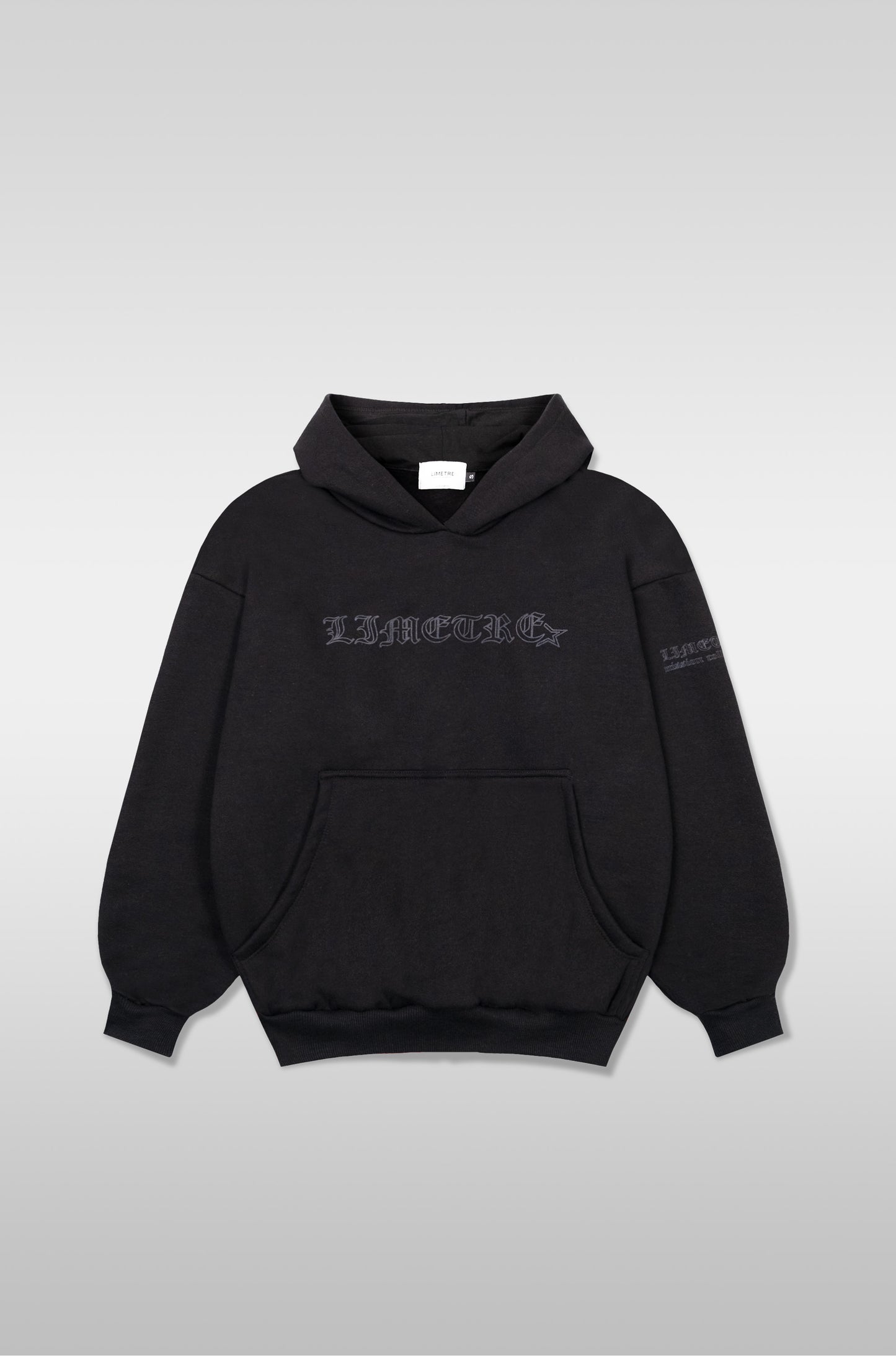 PRESTIGE BOXY HOODIE BLACK