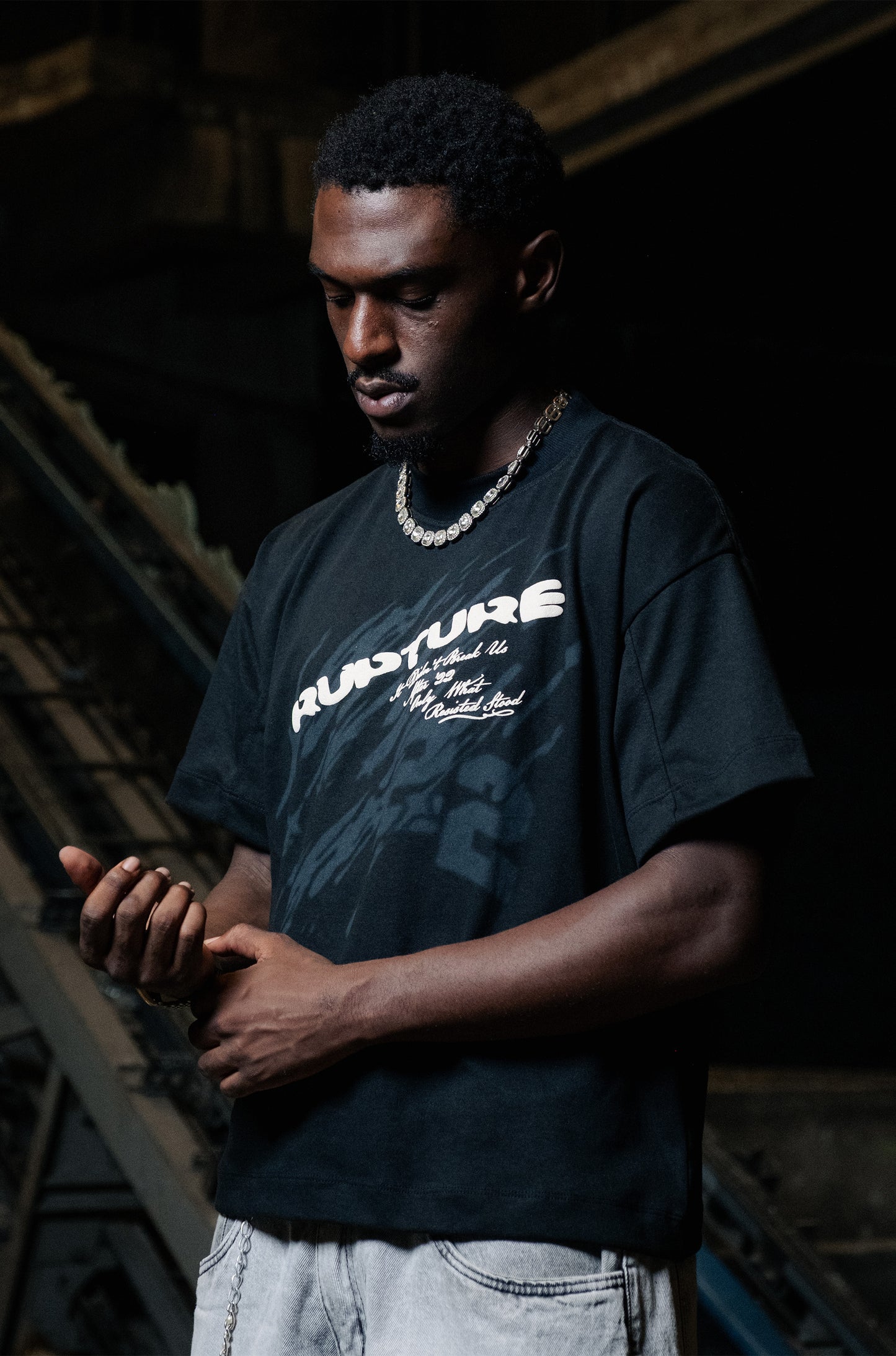 RUPTURE TEE BLACK