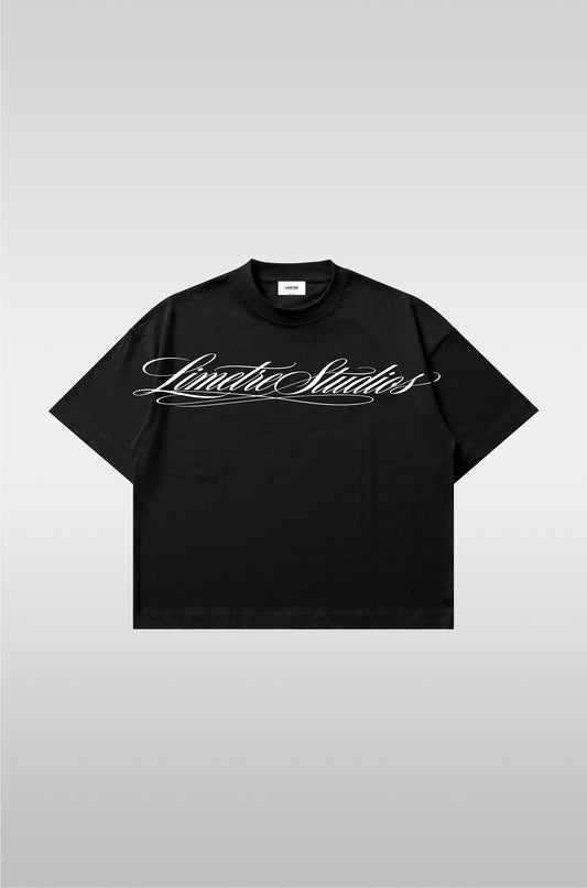 LETTERS TEE BLACK