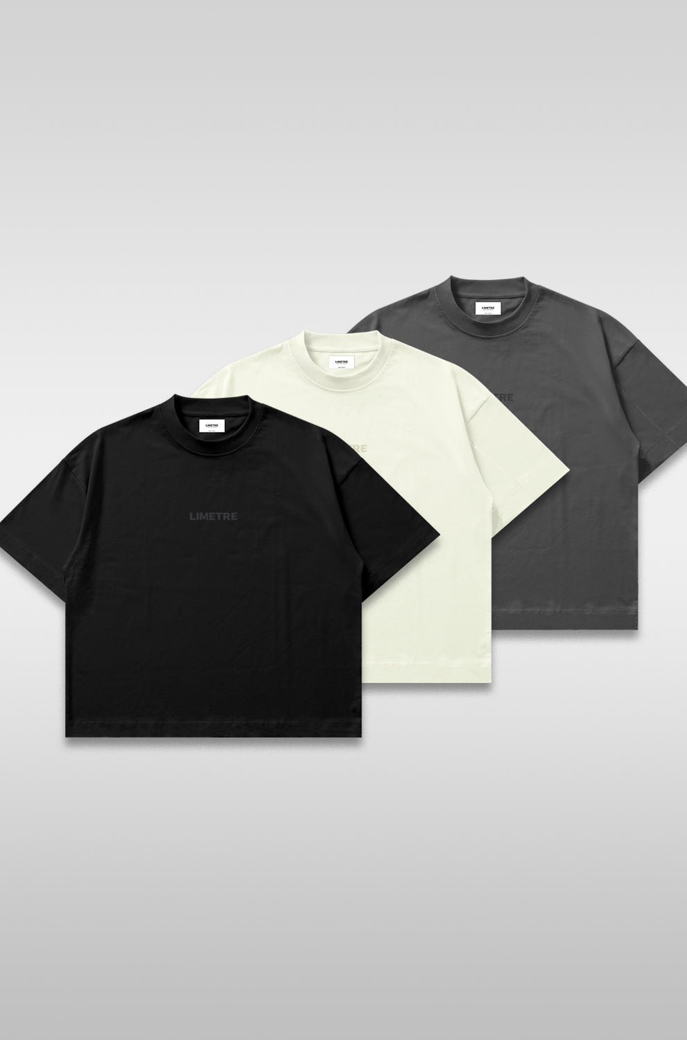 PACK - 3 PREMIUM BOXY TEES