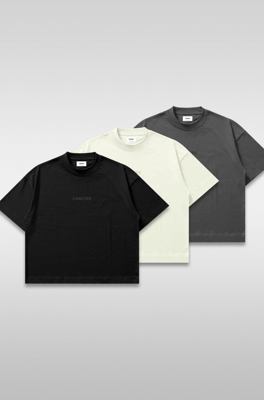 PACK - 3 PREMIUM BOXY TEES