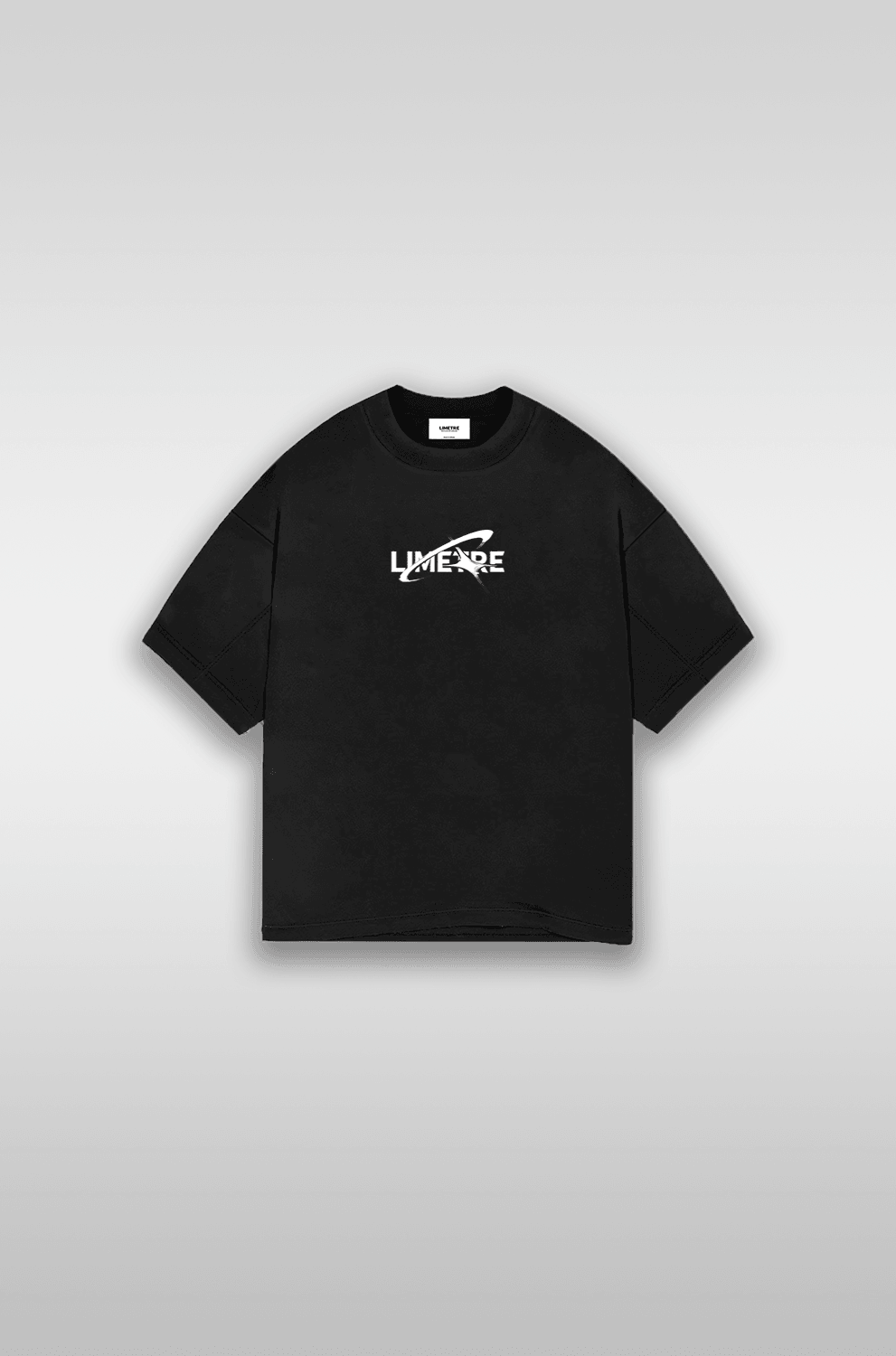 RETRO LOGO BLACK BOXY T-SHIRT