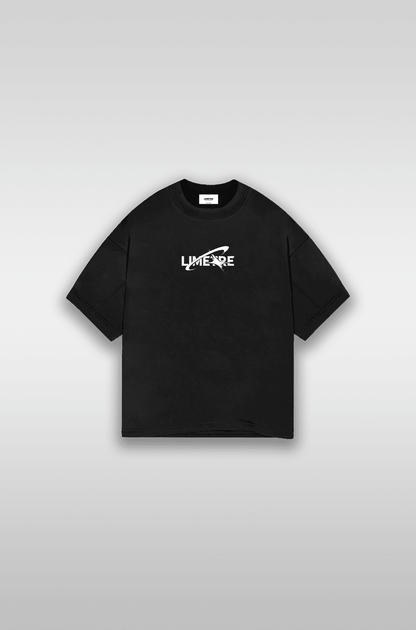 RETRO LOGO BLACK BOXY T-SHIRT