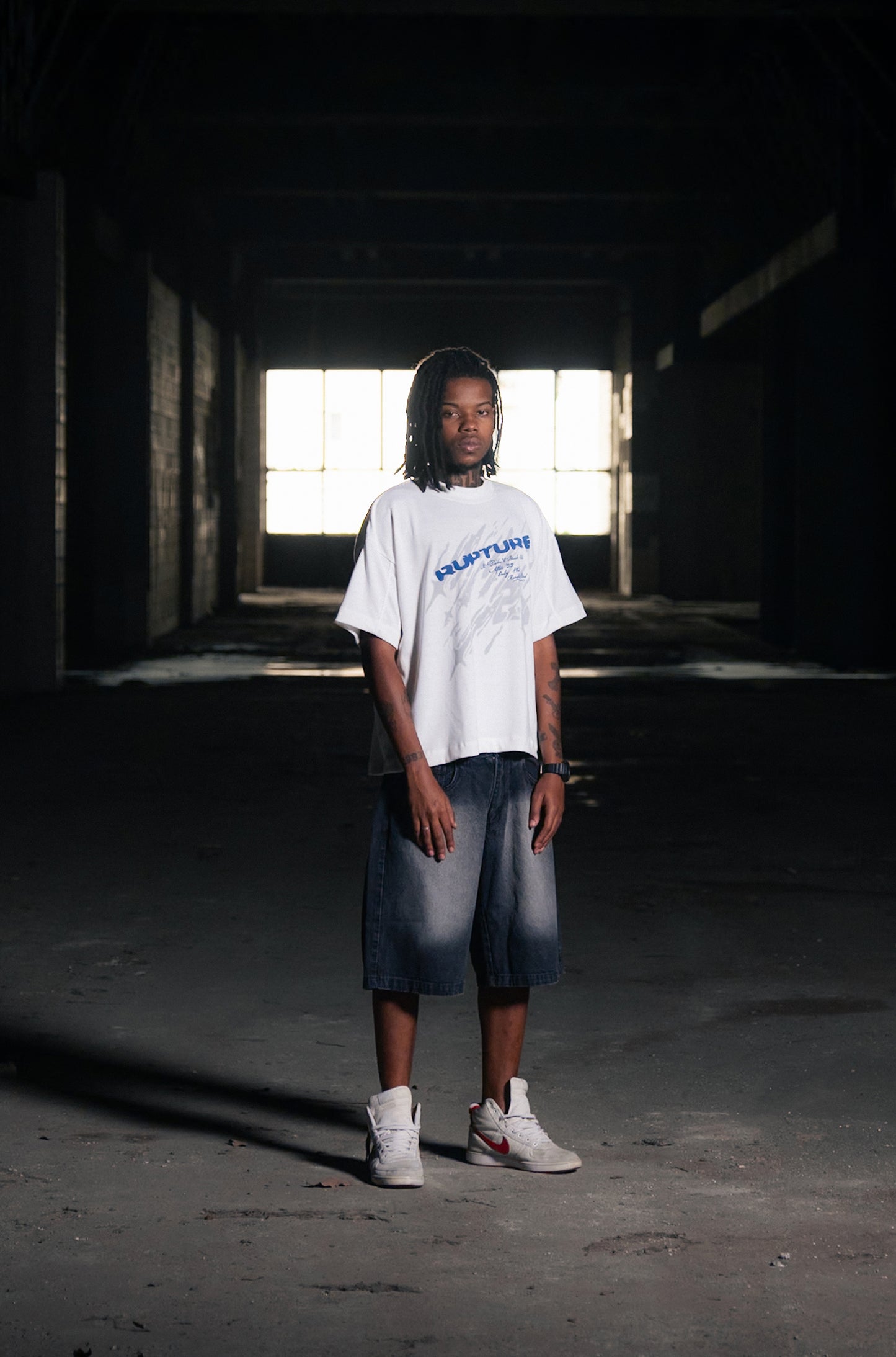 RUPTURE TEE WHITE Limetre