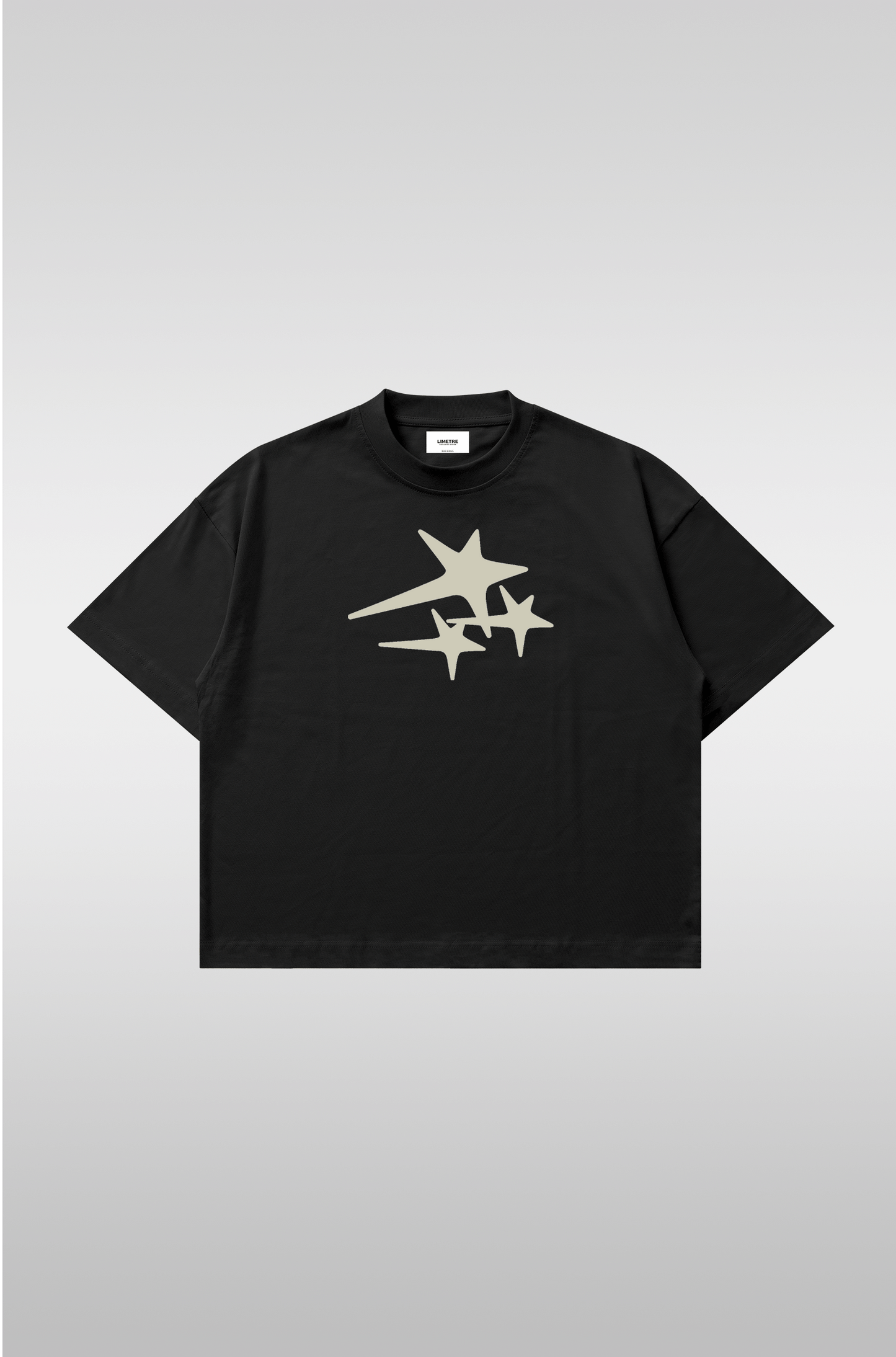 STAR TEE BLACK Limetre