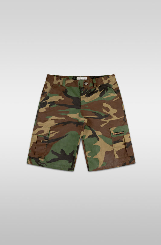 CAMO DOUBLE CARGO PANTS