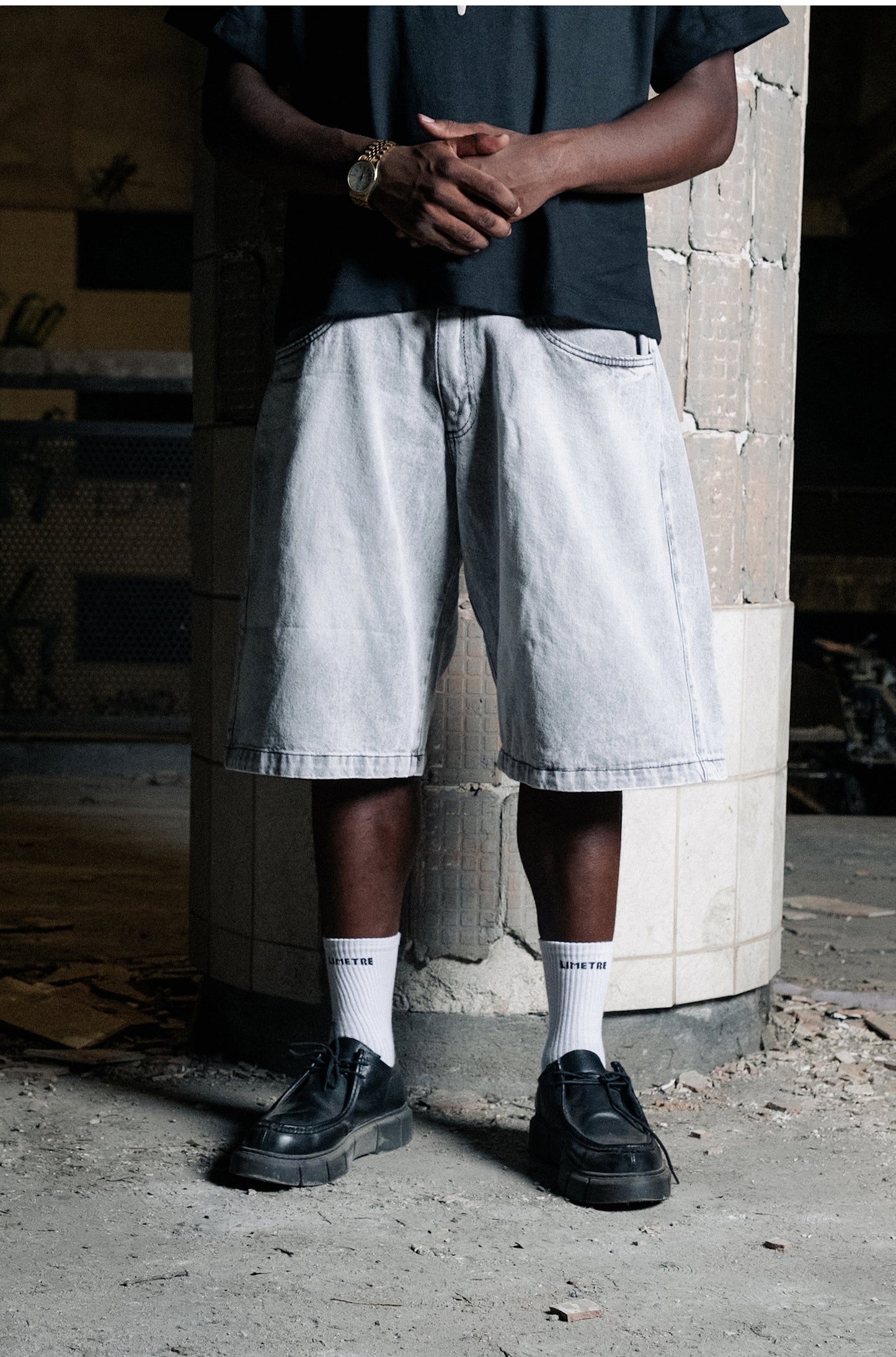 JORTS FRAGMENT GRAY Limetre
