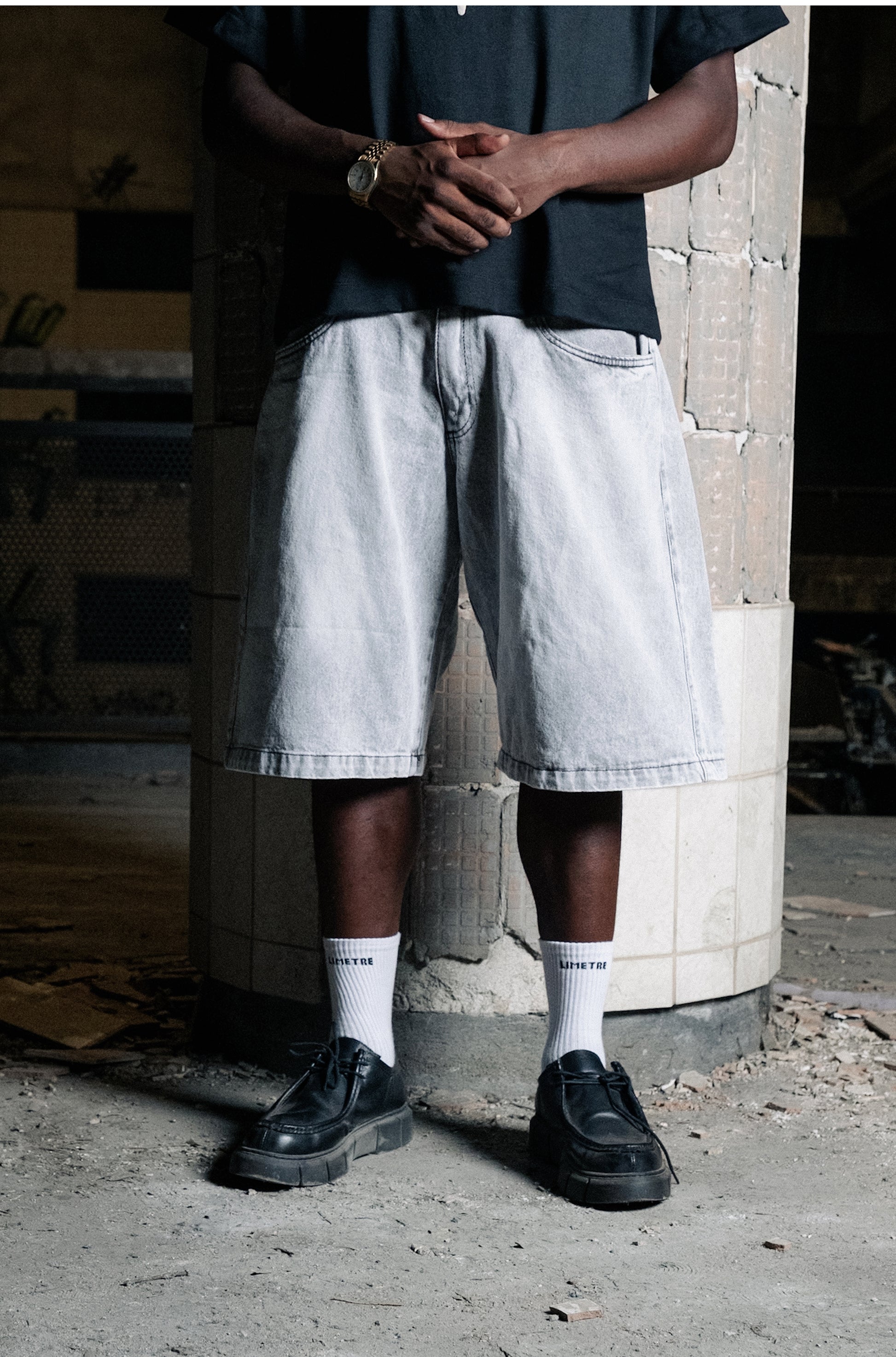 JORTS FRAGMENT GRAY Limetre