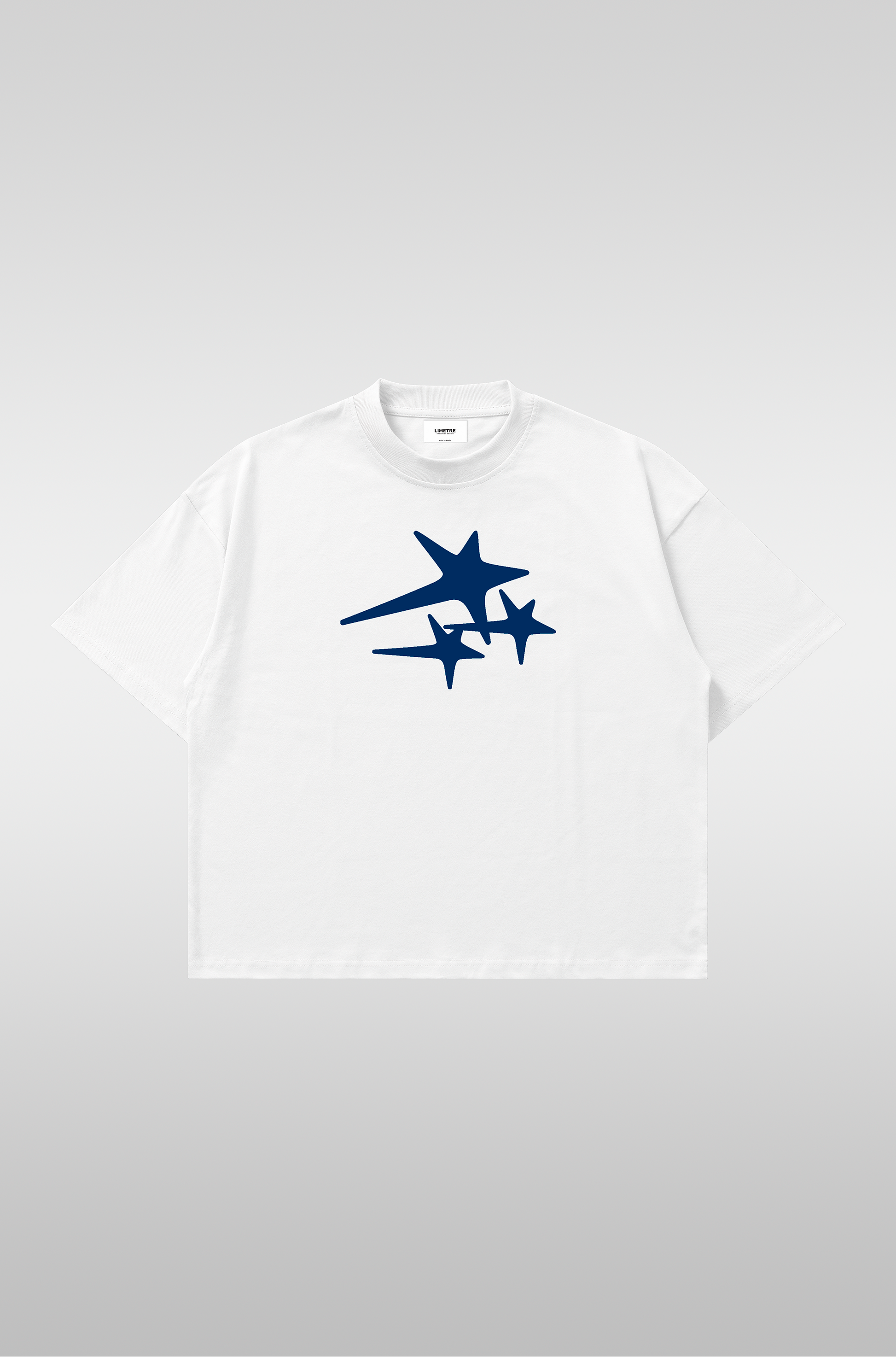 STAR TEE WHITE Limetre