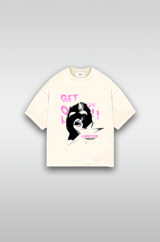 MASK OFF WHITE BOXY T-SHIRT