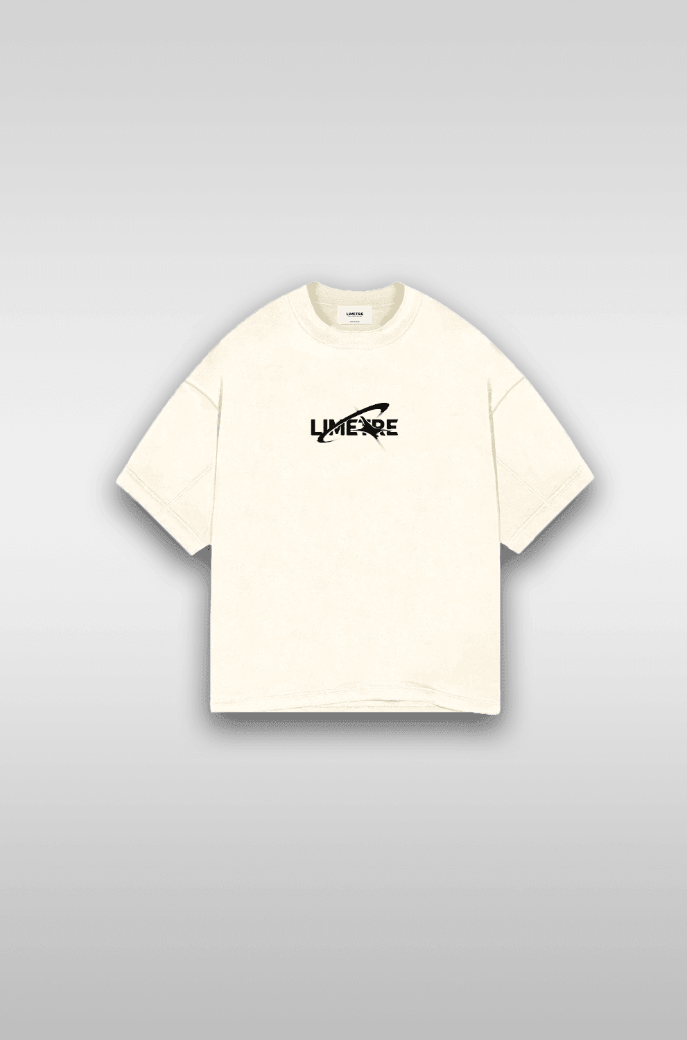 RETRO LOGO OFF-WHITE BOXY T-SHIRT