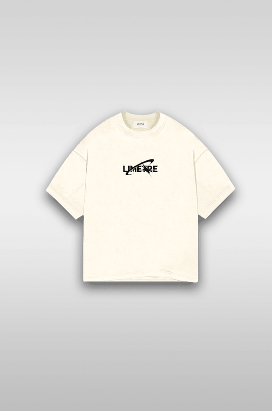 RETRO LOGO OFF-WHITE BOXY T-SHIRT