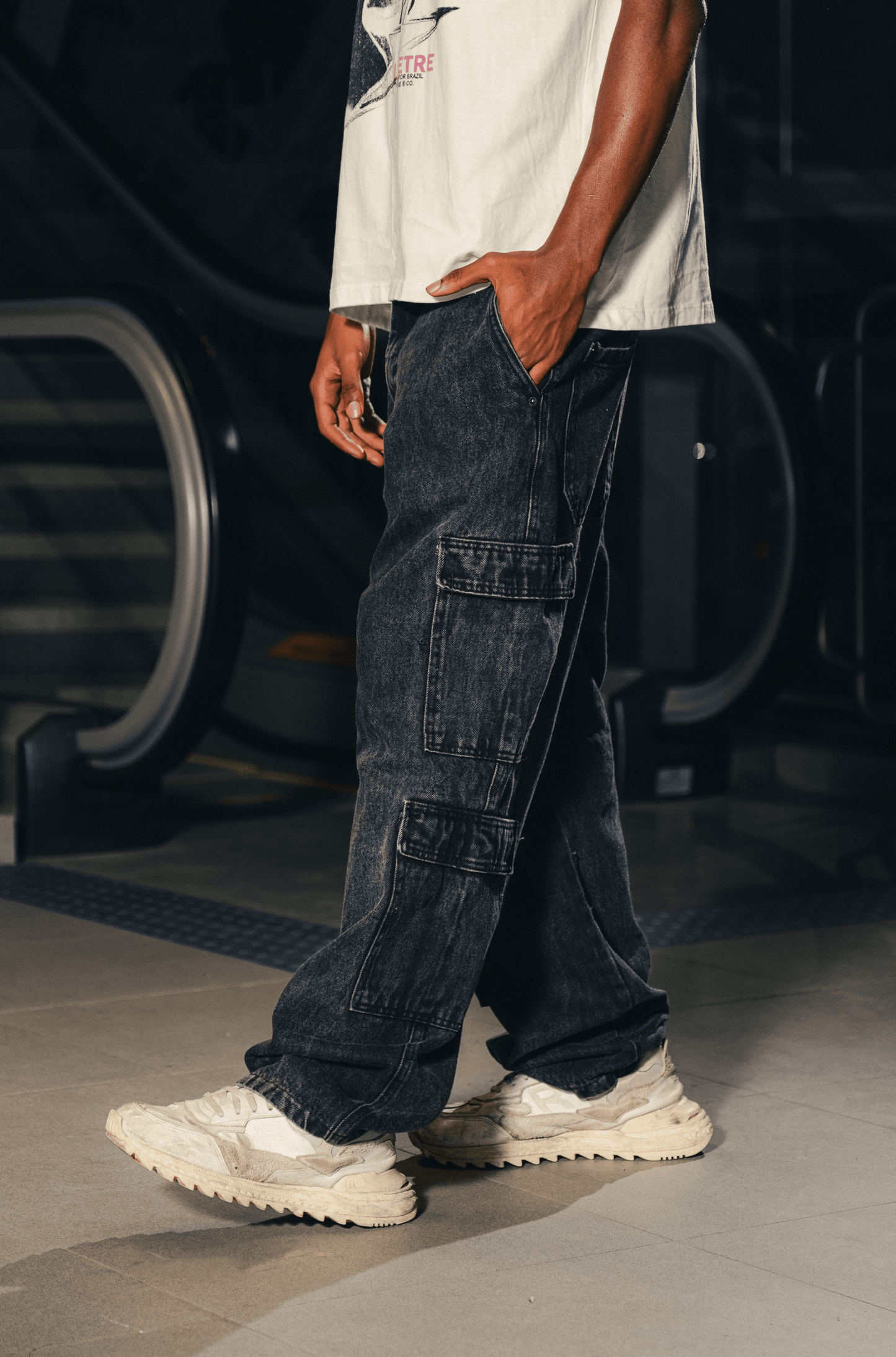 CARGO JEANS MIDNIGHT