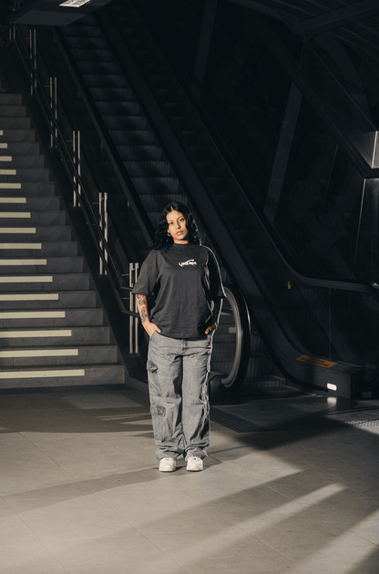 RETRO LOGO ASFALT BOXY T-SHIRT