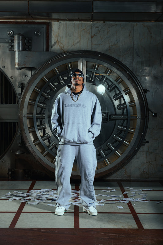 PRESTIGE BOXY HOODIE GRAY