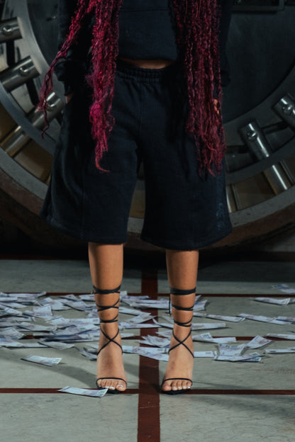 PRESTIGE BAGGY SHORTS BLACK