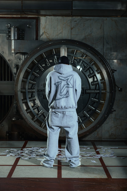 PRESTIGE BOXY HOODIE GRAY