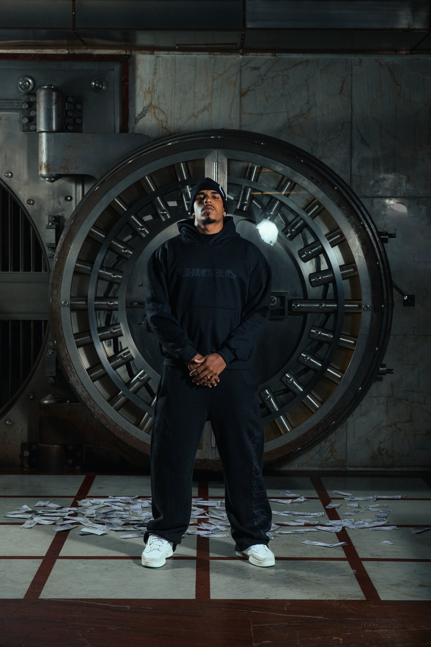 PRESTIGE BOXY HOODIE BLACK