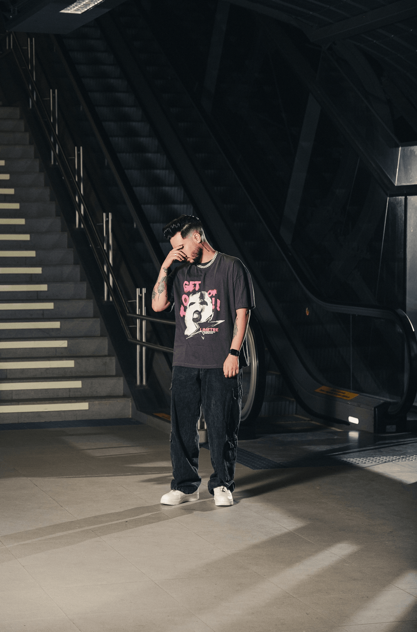 MASK OFF ASFALT BOXY T-SHIRT