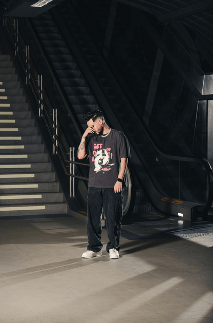 MASK OFF ASFALT BOXY T-SHIRT