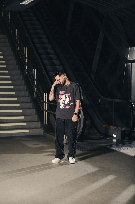 MASK OFF ASFALT BOXY T-SHIRT