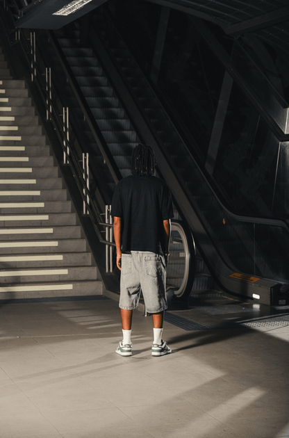 MASK OFF BLACK OVERSIZED BOXY T-SHIRT