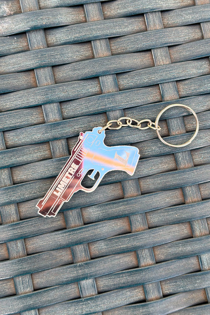 CHAVEIRO ESPELHADO PISTOL